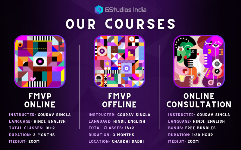 our courses gstudios india
